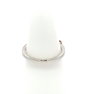 Tenenbaum Collection 18K White Gold Five-Stone Ruby and Diamond Band