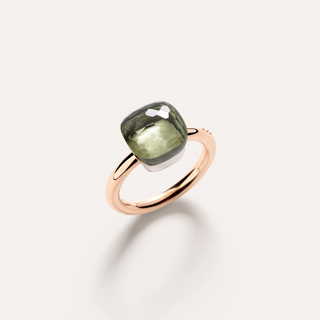 Pomellato 18K Rose Gold Prasiolite Nudo Classic Ring