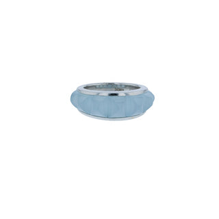 Seaman Schepps 18K White Gold Aquamarine Portofino Ring