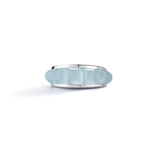 Seaman Schepps 18K White Gold Portofino Ring in Aquamarine