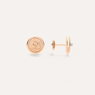 Pomellato 18K Rose Gold Mother-Of-Pearl Pom Pom Dot Stud Earrings