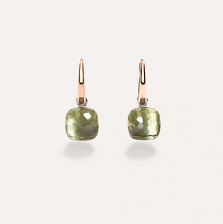Pomellato 18K Rose Gold Prasiolite Nudo Petit Earrings