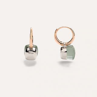 Pomellato 18K Rose Gold Prasiolite Nudo Petit Earrings