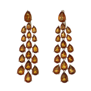 Tenenbaum 14K Gold Citrine Chandelier Earrings