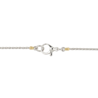 Buccellati 18K Two-Tone Gold Pink Sapphire and Diamond Ghirlanda Pendant Necklace