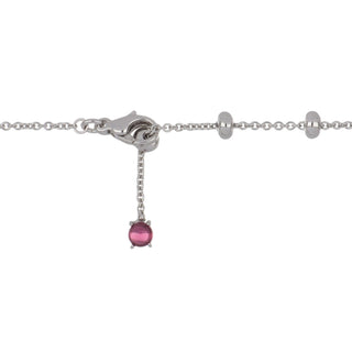 Estate Bulgari 18K White Gold Multi-Gemstone & Diamond Allegra Necklace