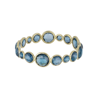 Estate Ippolita 18K London Blue Topaz Lollipop Bracelet