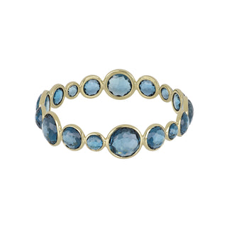Estate Ippolita 18K London Blue Topaz Lollipop Bracelet
