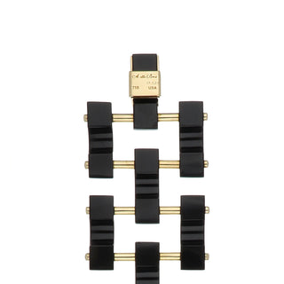 Aletto Brothers 18K Gold Black Onyx Bridge Bracelet