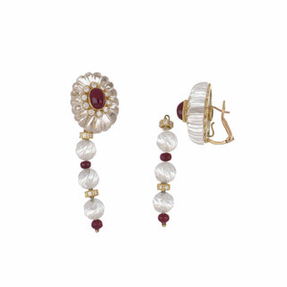 Boucheron 18K Gold Diamonds with Rock Crystal Suite