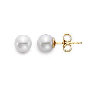 Mastoloni 18K Gold Akoya Pearl Stud Earrings