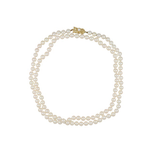 Mikimoto 18K Gold Akoya Pearl 30" Necklace