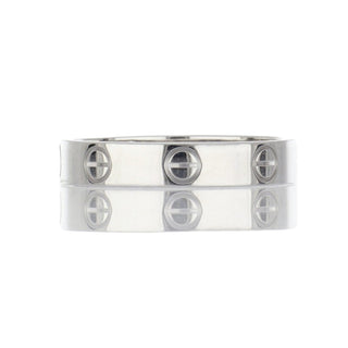 Estate Cartier 18K White Gold Love Ring