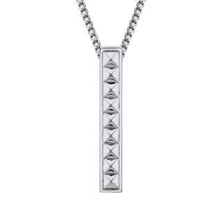 Michael M Sterling Silver Tetra Pillar Pendant