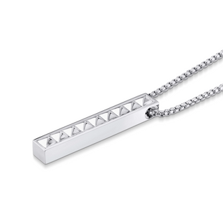 Michael M Sterling Silver Tetra Pillar Pendant