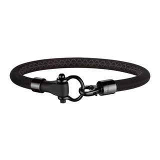 Omega Blackened Stainless Steel Aqua Sailing Bracelet