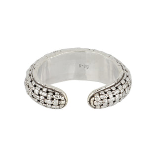 John Hardy Sterling Silver Quilted Bangle