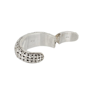 John Hardy Sterling Silver Quilted Bangle