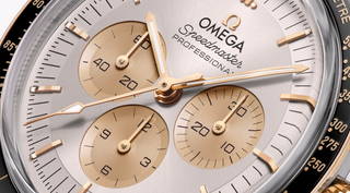Omega Stainless Steel and 18K Gold Speedmaster Moonwatch
