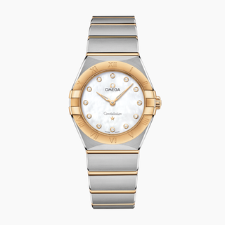 Omega 18K Gold and Stainless Steel Constellation Watch