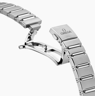 Omega Stainless Steel Constellation Watch in Blue Aventurine