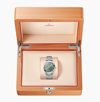 Omega Stainless Steel Seamaster Aqua Terra in Bay Green
