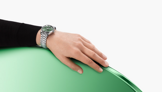 Omega Stainless Steel Seamaster Aqua Terra in Bay Green