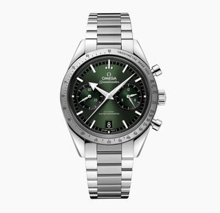 Omega Stainless Steel Speedmaster '57 Watch in Green