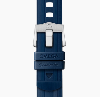 Omega 18K & Stainless Steel 42mm Seamaster Diver 300m in Blue