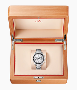 Omega Stainless Steel Speedmaster Racing Master Chronometer in White