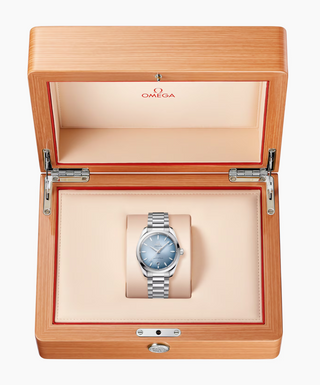 Omega Stainless Steel Seamaster Aqua Terra in Summer Blue