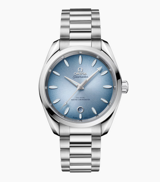 Omega Stainless Steel Seamaster Aqua Terra in Summer Blue