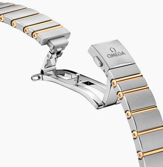 Omega 18K and Stainless Steel Constellation Watch with Diamonds