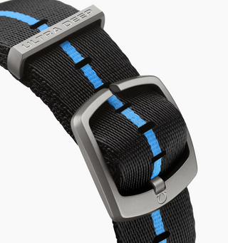 Omega Titanium Seamaster Planet Ocean Ultra Deep in Cyan and Black