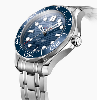 Omega Stainless Steel Seamaster Professional Diver in Blue Ceramic