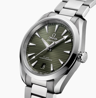 Omega Stainless Steel Seamaster Aqua Terra in Green PVD