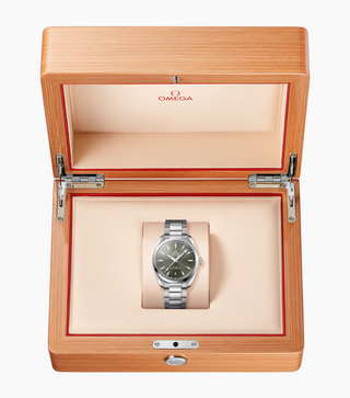 Omega Stainless Steel Seamaster Aqua Terra in Green PVD