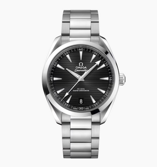 Omega Stainless Steel Seamaster Aqua Terra in Black