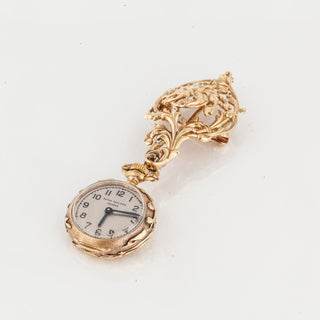 Vintage Patek Philippe 18K Gold Lapel Watch