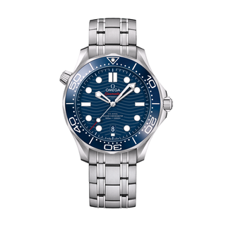 Omega Stainless Steel Seamaster Professional Diver in Blue Ceramic