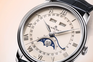 Blancpain Villeret Quantième Complet Watch in Opaline