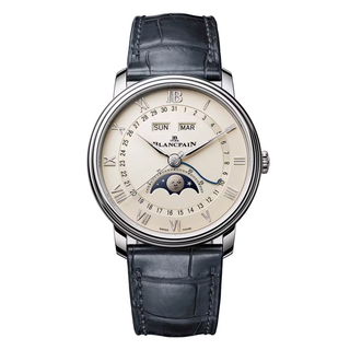 Blancpain Villeret Quantième Complet Watch in Opaline