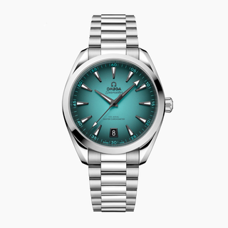 Omega Seamaster Aqua Terra Stainless Steel Watch in Turquoise Gradient