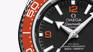 Omega Seamaster Planet Ocean 600M in Black & Red