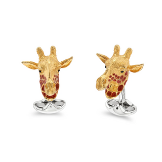 Deakin & Francis Sterling Silver Giraffe Cufflinks