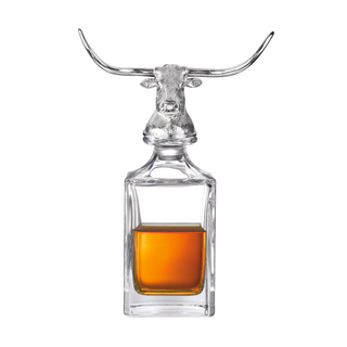 Deakin & Francis Longhorn Crystal Decanter