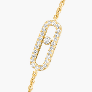 Messika 18K Gold Move Uno Diamond Bracelet