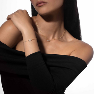Messika 18K Gold Move Uno Diamond Bracelet