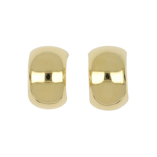 Antonio Papini 18K Gold Huggie Earrings