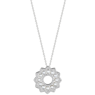 Verragio 18K Gold Diamond Pendant Necklace